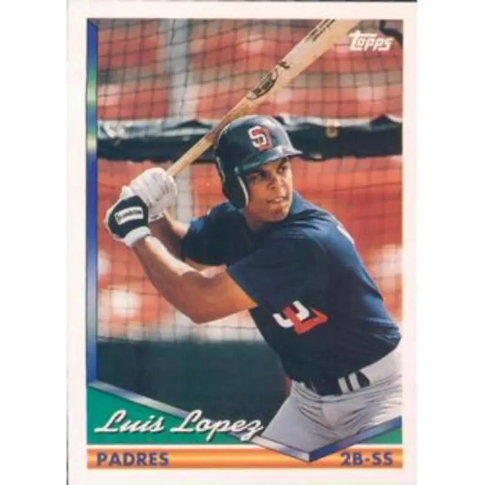 1994 Topps Luis Lopez RC # 336 San Diego Padres